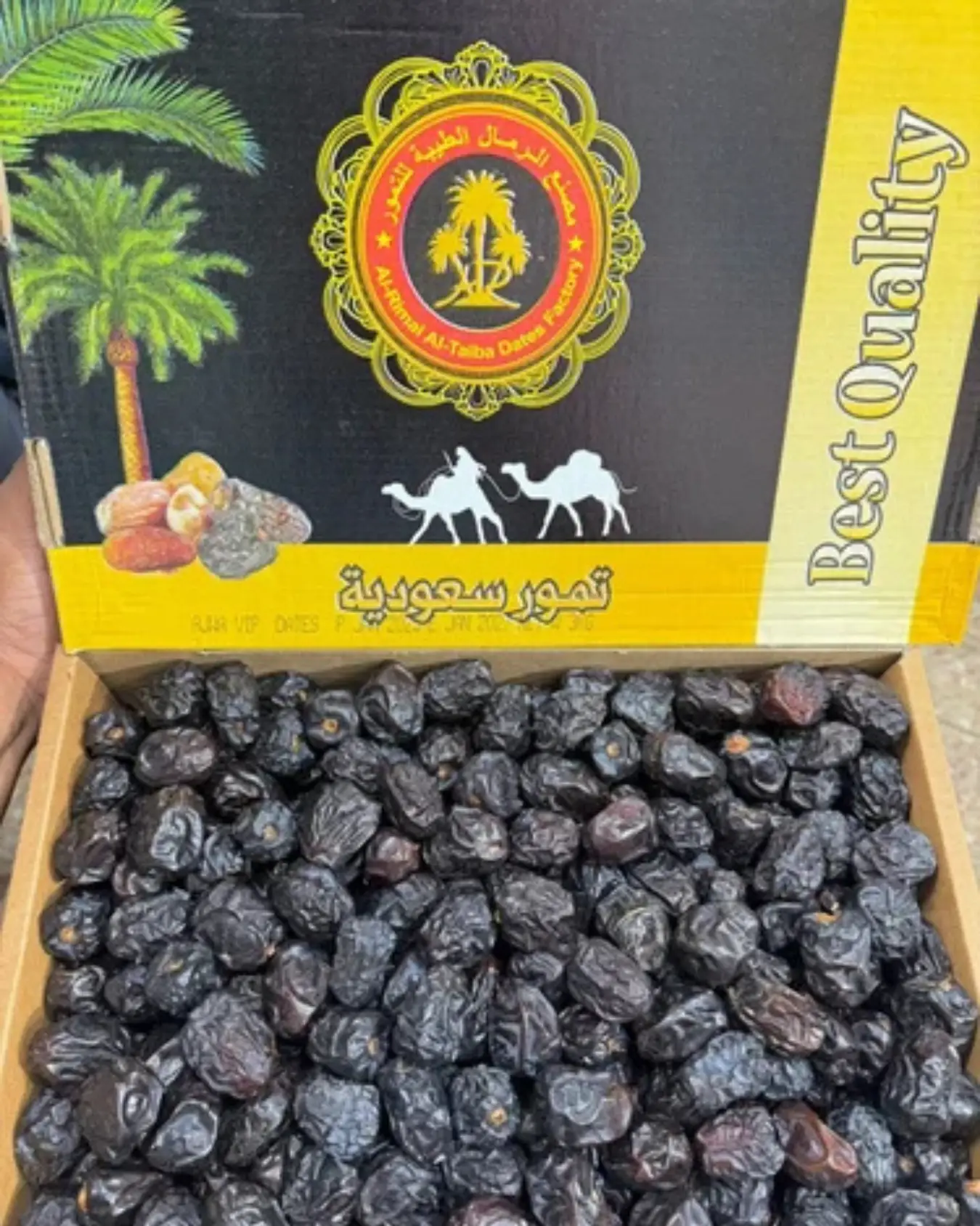 Ajwa Dates 3kg Carton Pack
