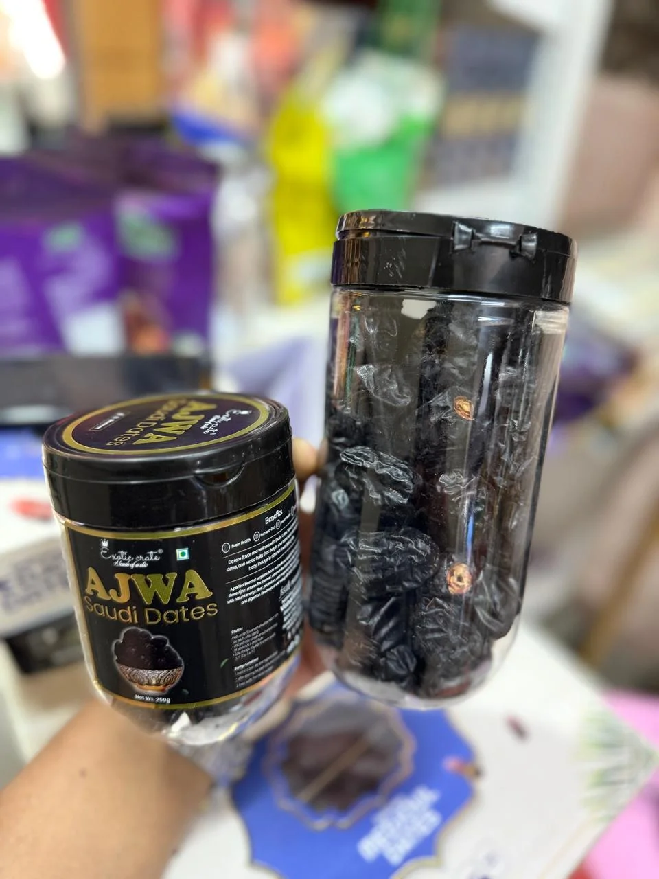 Ajwa Dates 500gm Jar Pack