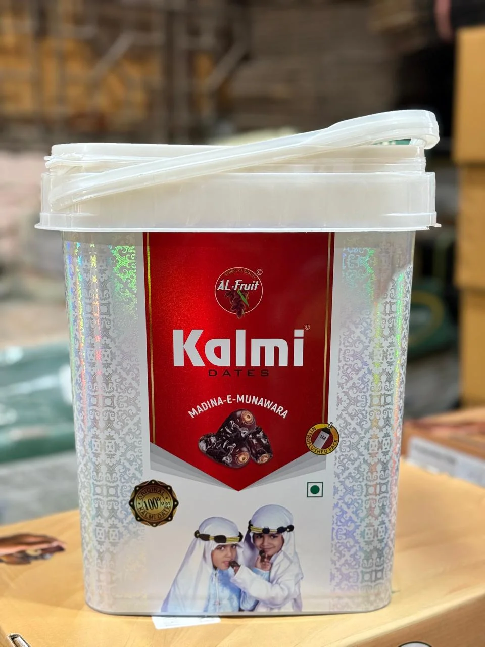 Brown Kalmi Bucket Dates 5kg Exotic Crate