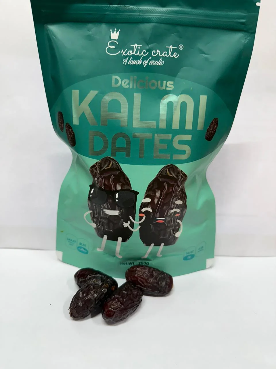 Exotic Crate Kalmi Dates 500g Premium Black Kalmi Dates